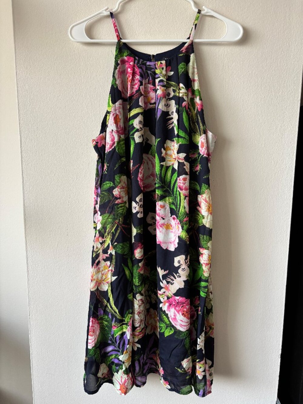 Staccato Navy Floral Dress - Size Large